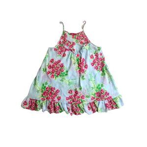 Betsy Johnson Intimates‎ Womens Medium Light Blue Red OP Rose Sleepwear Tank